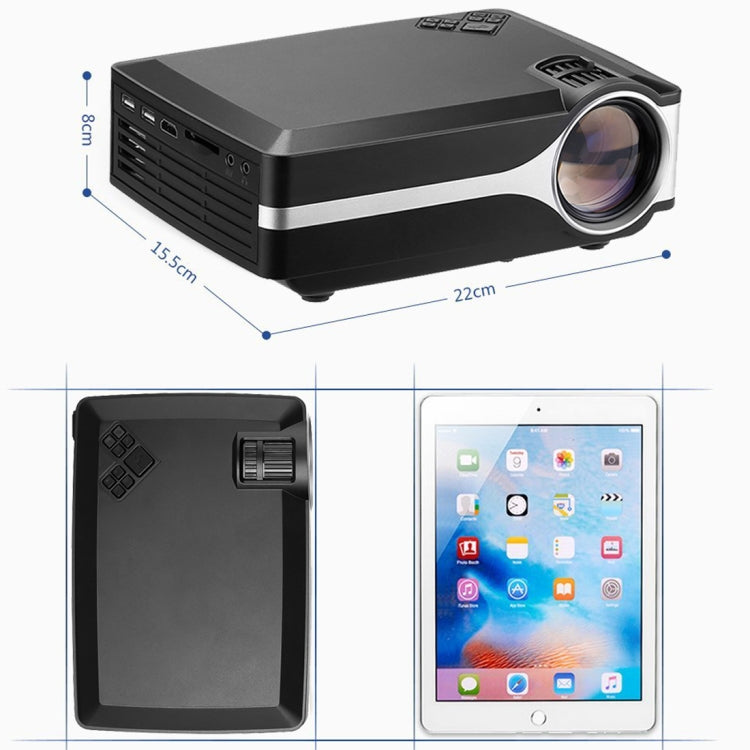 Wejoy L1 80 Lumens 4 inch LCD Technology HD 800*480 pixel Projector, VGA, HDMI