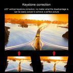 Cheerlux C9 1280x720 720P HD Smart Projector, Support HDMI x 2 / USB x 2 / VGA / AV