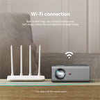 RD825 1280x720 2200LM Mini LED Projector Home Theater, Support HDMI & AV & VGA & USB, Mobile Phone Version