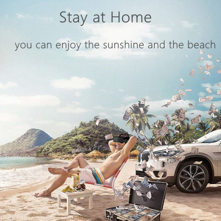 VR SHINECON G04E Virtual Reality 3D Video Glasses Suitable for 3.5 inch - 6.0 inch Smartphone with HiFi Headset