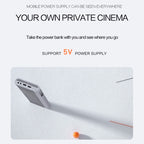 T500 1920x1080P 80 Lumens Portable Home Theater LED HD Digital Projector