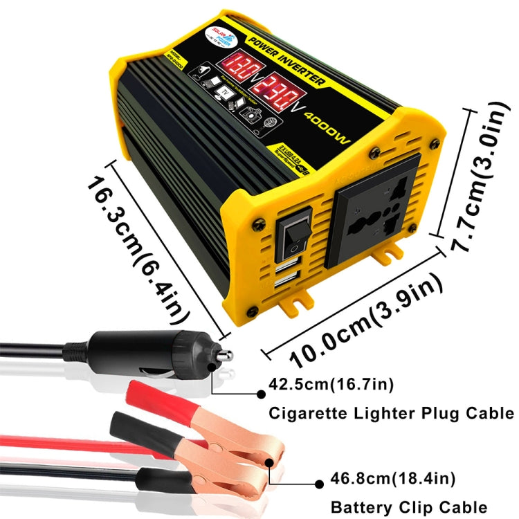 Legend II Generation 12V to 220V 300W Car Power Inverter
