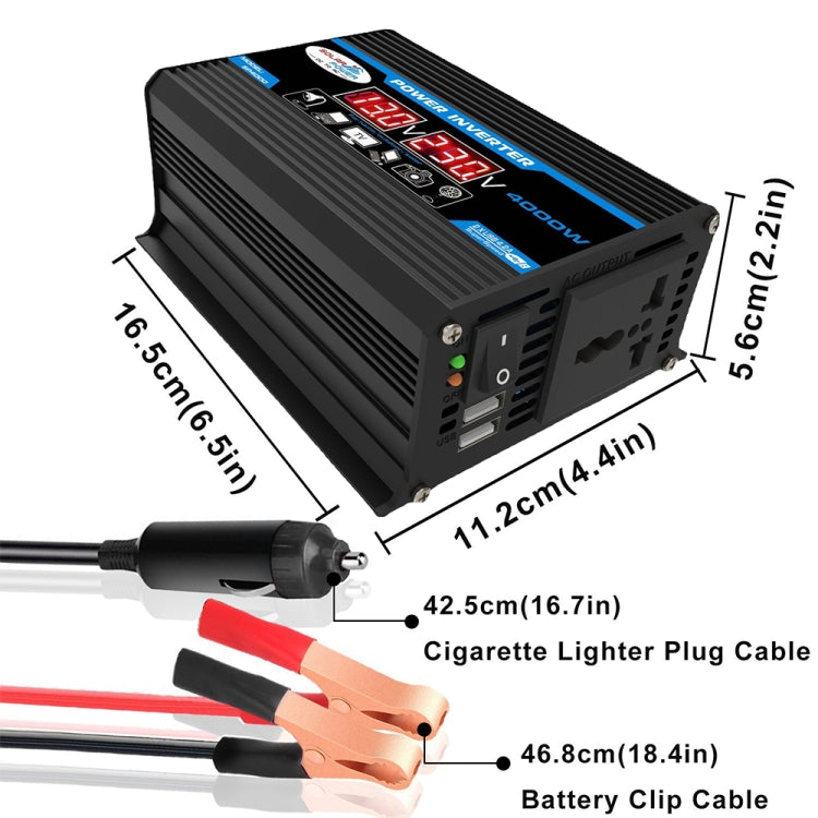 Tang II Generation 12V to 110V 300W Car Power Inverter