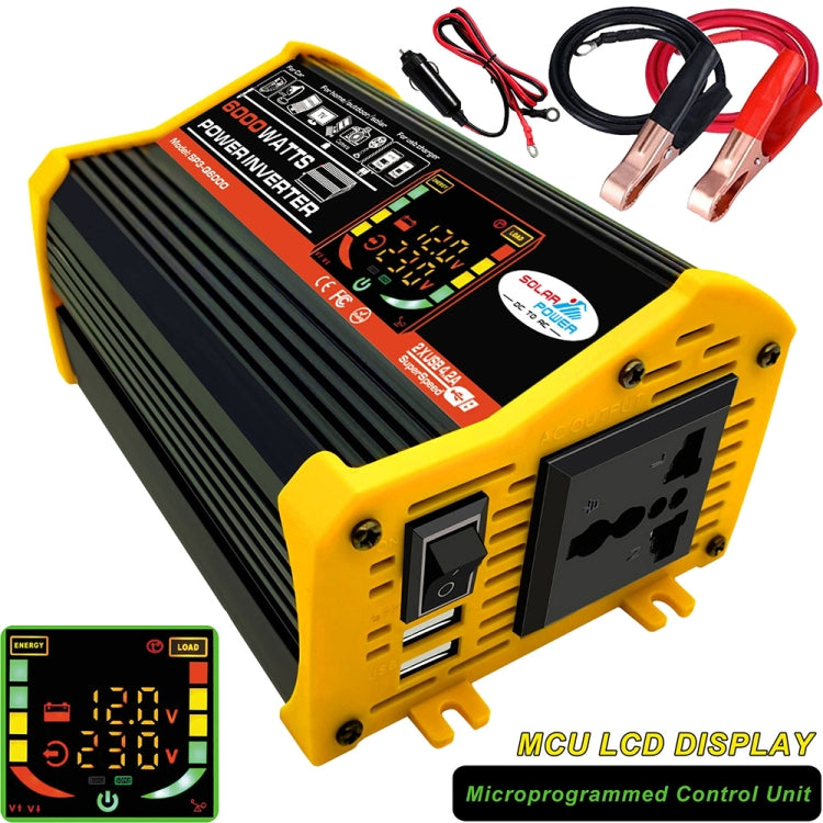 Legend III Generation DC12V to AC220V 6000W Car Power Inverter with LED Display