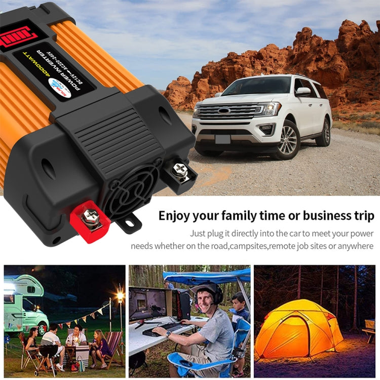 Little Wasp 12V to 220V 4000W Car Power Inverter with LED Display & Dual USB