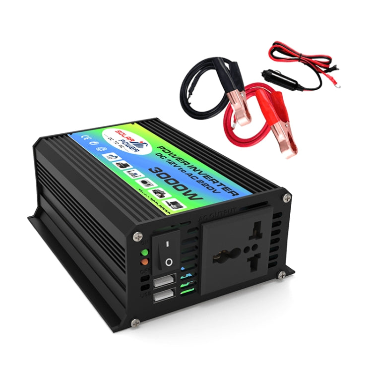 Tang I Generation 12V to 110V 3000W Intelligent Car Power Inverter with Dual USB
