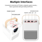 WEJOY Y1 1920x1080P 100 ANSI Lumens Portable Home Theater LED HD Digital Projector, Android 6.0, 1G+16G, AU Plug (White)