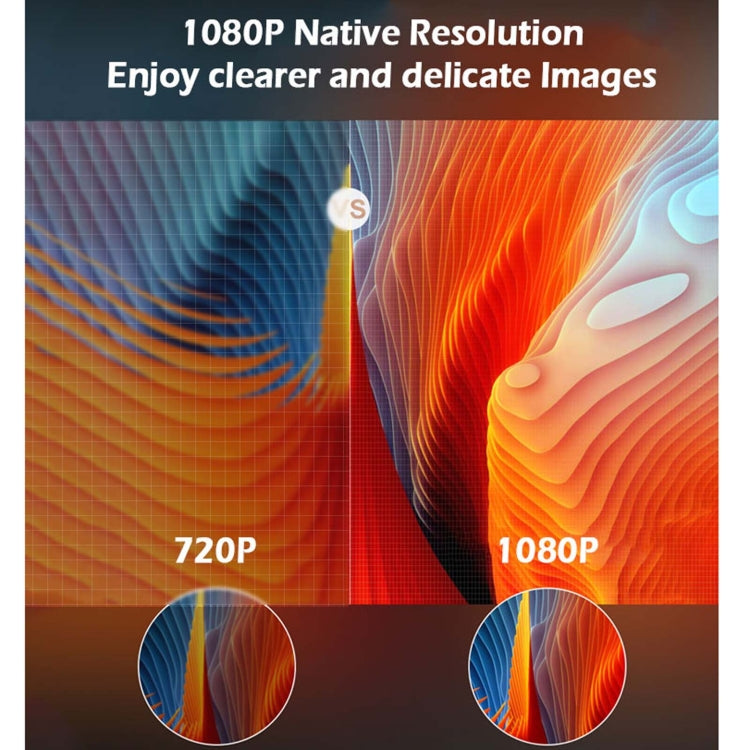 WEJOY Y1 1920x1080P 100 ANSI Lumens Portable Home Theater LED HD Digital Projector, Android 6.0, 1G+16G, AU Plug (White)