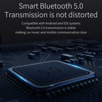 BC52 QC3.0 Fast Charging Car Colorful Atmosphere Light Bluetooth MP3 Player FM Transmitter