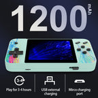 G3 Macaron 3.5 inch Screen Handheld Game Console for Dual Players Built-in 800 Games