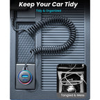 JOYROOM JR-CL07 3 in 1 72W PD USB-C / Type-C + USB Interface Car Charger with USB-C / Type-C Spring Data Cable