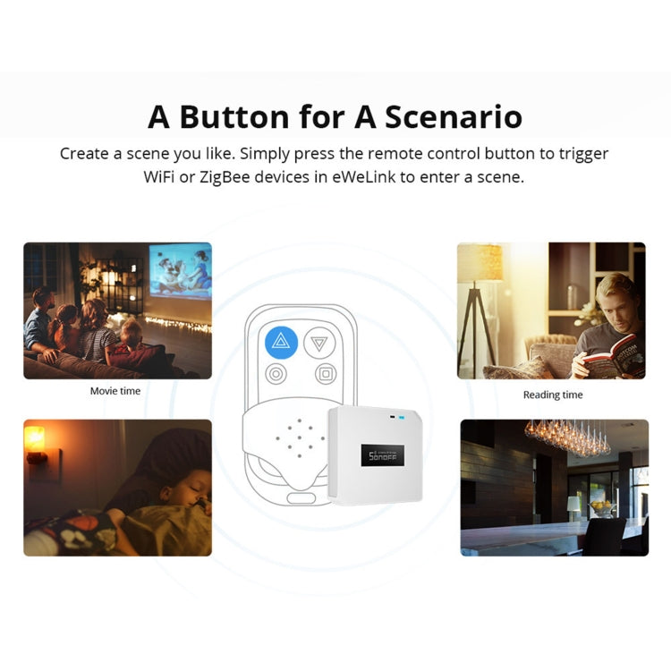 Sonoff RF Bridge R2 433MHz to Wifi Smart Home Security Remote Switch