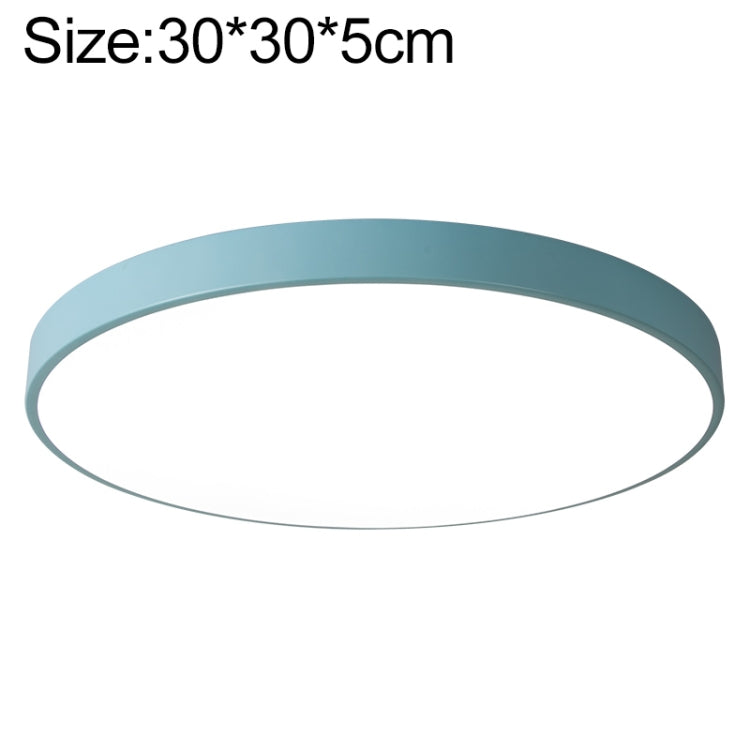 Macaron LED Round Ceiling Lamp, 3-Colors Light