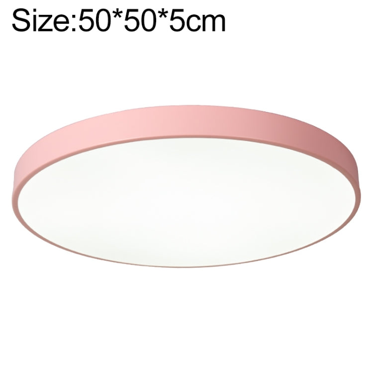 Macaron LED Round Ceiling Lamp, 3-Colors Light