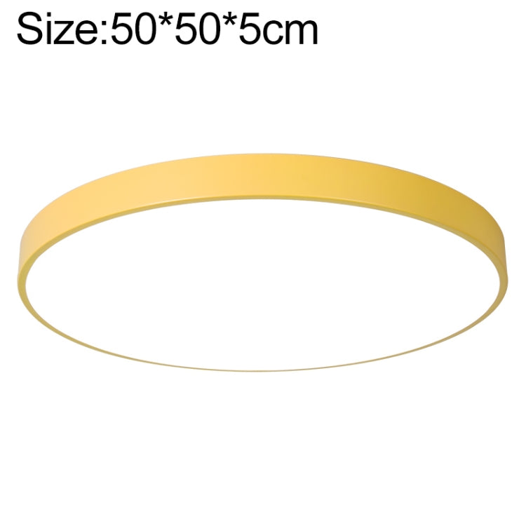 Macaron LED Round Ceiling Lamp, 3-Colors Light