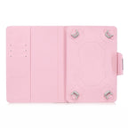 Solid Color Wave Point Horizontal Flip Leather Case  , with Holder