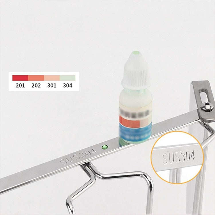 304 Stainless Steel Hanging Wine Glass Shelf Drain Rack Cup Holder