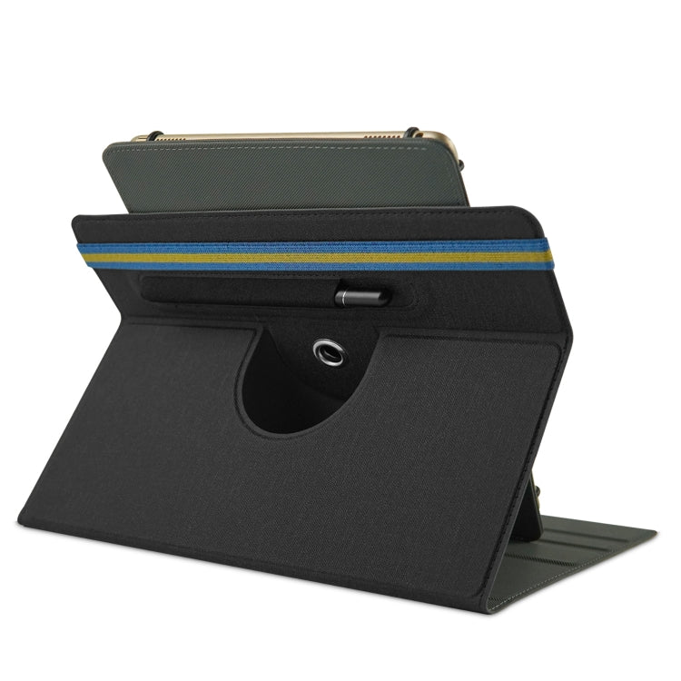 Cloth Texture Horizontal Flip Universal Tablet PC Leather Case with Pen Slot