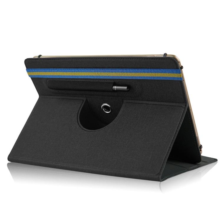 Cloth Texture Horizontal Flip Universal Tablet PC Leather Case with Pen Slot