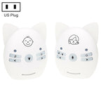 Wireless Audio Baby Monitor Support Voice Monitoring + Intercom + Night Light without Battery