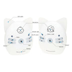 Wireless Audio Baby Monitor Support Voice Monitoring + Intercom + Night Light without Battery