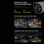 SriHome SH034 5.0MP Mini Dual 2.4 / 5G WiFi Outdoor Waterproof Video Surveillance Color Night Vision Security CCTV Cam