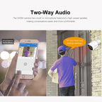 SriHome SH034 5.0MP Mini Dual 2.4 / 5G WiFi Outdoor Waterproof Video Surveillance Color Night Vision Security CCTV Cam