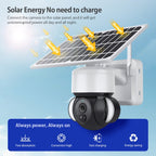 2.4G Wifi Solar Battery Powered? Floodlight PTZ? Camera with  PIR Human Detection