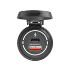 ZH-1786A2 QC3.0 USB-A + Type-C Dual Interface Car Charger, Cable Length: 60cm