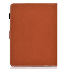 Solid Color Tablet PC Universal Magnetic Horizontal Flip Leather Case with Card Slots & Holder