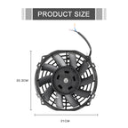 12V 80W Car Powerful Transmission Oil Cooling Fan with Mounting Accessorie