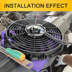 12V 80W Car Powerful Transmission Oil Cooling Fan with Mounting Accessorie