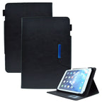 Suede Cross Texture Magnetic Clasp Leather Tablet Case
