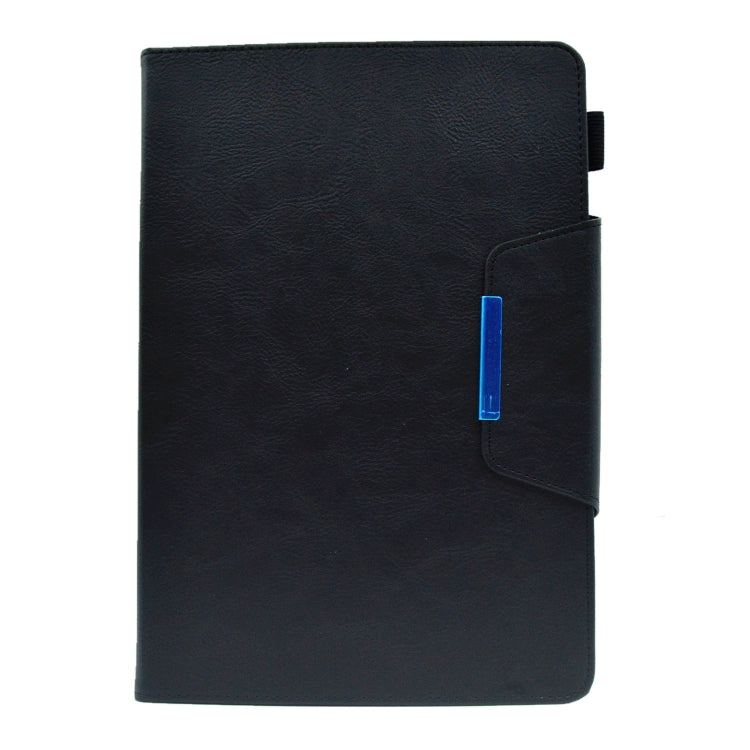 Suede Cross Texture Magnetic Clasp Leather Tablet Case