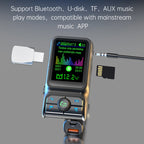 BC85 Colorful Screen Car Bluetooth 5.0 FM Transmitter MP3 Player