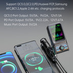 BC85 Colorful Screen Car Bluetooth 5.0 FM Transmitter MP3 Player