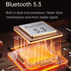 BC86 Colorful Screen Car Bluetooth 5.3 FM Transmitter MP3 Player