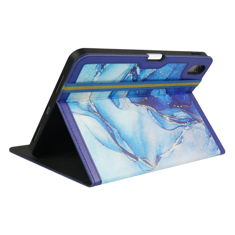 Marble Pattern Stitching Leather Tablet Case