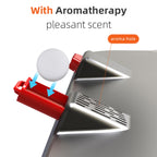 F4310 360-Degree Rotating Adjustable Car Three-Head Fan