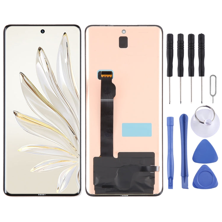 Original LCD Screen For Honor Magic4 Pro With Digitizer Full Assembly, Not Supporting Fingerprint Identification
