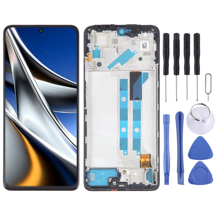 OLED Material LCD Screen For Digitizer Full Assembly with Frame