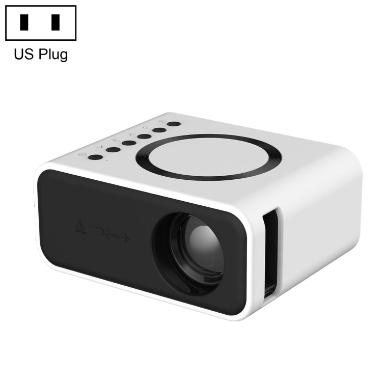 T300S 320x240 24ANSI Lumens Mini LCD Projector Supports Wired & Wireless Same Screen