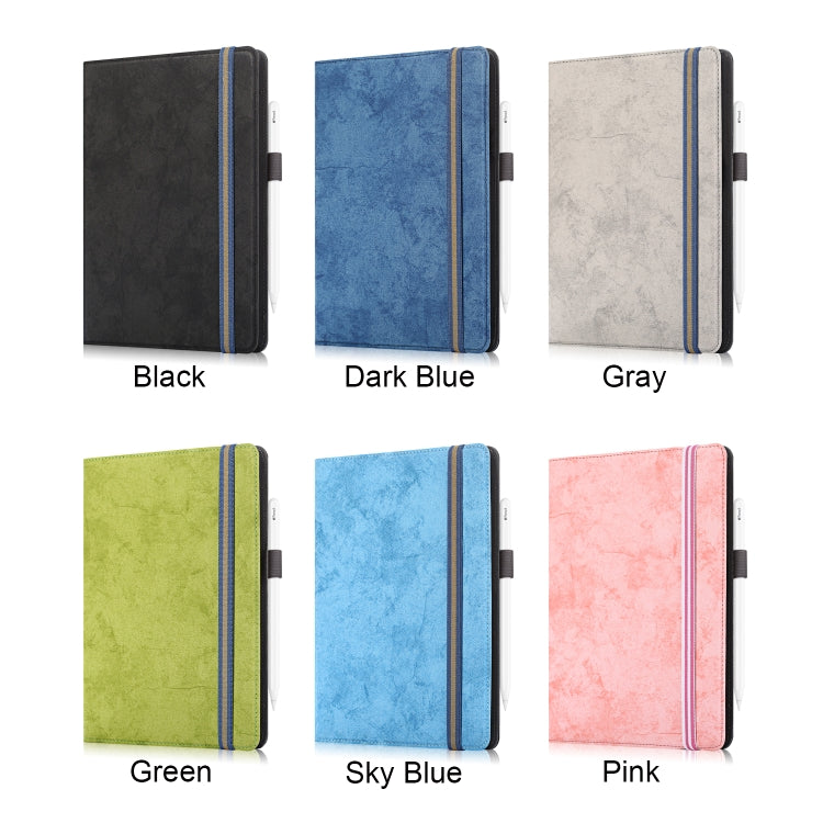 Marble Cloth Texture Horizontal Flip Universal Tablet PC Leather Case with Pen Slot & Holder