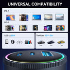 JOYROOM JR-CCN07 145W Dual PD+QC3.0 3-Port Car Charger