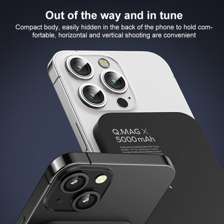 MOMAX Q.MAG X Portable Metal Magnetic Wireless Power Bank