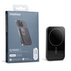 MOMAX Q.MAG X Portable Metal Magnetic Wireless Power Bank