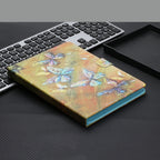 Colored Drawing Stitching Horizontal Flip Leather Case with Holder & Card Slots & Anti-skid strip