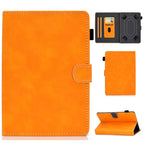 Tablet PC Universal Cowhide Texture Horizontal Flip Leather Case with Holder & Card Slots & Pen Slot