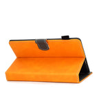 Tablet PC Universal Cowhide Texture Horizontal Flip Leather Case with Holder & Card Slots & Pen Slot