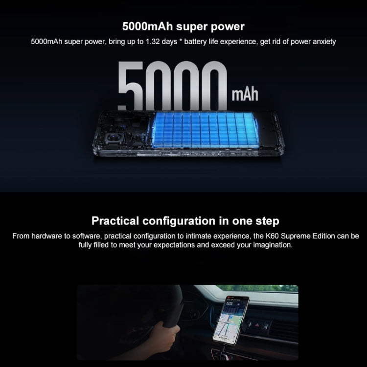 Xiaomi Redmi K60 Ultra 5G,  6.67 inch MIUI 14 Mediatek Dimensity 9200+ Octa Core up to 3.35GHz, NFC, Network: 5G